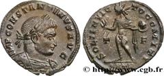 Roman coins CONSTANTINE I THE GREAT Type : Follis ou nummus  Date : 316-317  Mint name / Town : Trèves  Metal : copper  Diameter : 19  mm Orientation dies : 12  h. Weight : 2,73  g. Officine : 1re  Ob