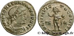 Roman coins CONSTANTINE I THE GREAT Type : Follis ou nummus  Date : 315  Mint name / Town : Lyon  Metal : copper  Diameter : 19,5  mm Orientation dies : 12  h. Weight : 2,73  g. Rarity : R3  Obverse l