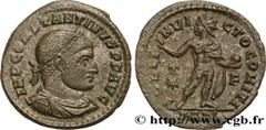 Roman coins CONSTANTINE I THE GREAT Type : Follis ou nummus  Date : 315-316  Mint name / Town : Arles  Metal : copper  Diameter : 20,5  mm Orientation dies : 5  h. Weight : 3,01  g. Rarity : R2  Offic