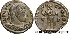 Roman coins CONSTANTINE I THE GREAT Type : Follis ou nummus  Date : 316-317  Mint name / Town : Arles  Metal : copper  Diameter : 19  mm Orientation dies : 6  h. Weight : 4,14  g. Rarity : R1  Officin
