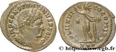 Roman coins CONSTANTINE I THE GREAT Type : Follis ou nummus  Date : 314  Mint name / Town : Ticinum   Metal : copper  Diameter : 20  mm Orientation dies : 11  h. Weight : 2,89  g. Rarity : R1  Officin
