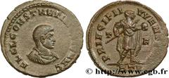 Roman coins CONSTANTINE II Type : Follis ou nummus  Date : 317  Mint name / Town : Trèves  Metal : copper  Diameter : 19,5  mm Orientation dies : 6  h. Weight : 2,90  g. Rarity : R1  Officine : 2e  Ob