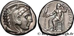 Greek Coins MACEDONIA - MACEDONIAN KINGDOM - ALEXANDER III THE GREAT Type : Tétradrachme  Date : c. 336-323 AC.  Mint name / Town : Amphipolis, Macédoine  Metal : silver  Diameter : 25,5  mm Orientati
