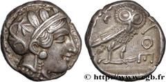 Greek Coins ATTICA - ATHENS Type : Tétradrachme  Date : c. 353-294 AC.  Mint name / Town : Athènes, Attique  Metal : silver  Diameter : 23  mm Orientation dies : 9  h. Weight : 17,11  g. Rarity : R1  