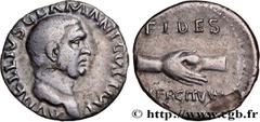 Roman coins VITELLIUS Type : Denier  Date : mars - juillet  Date : 69  Mint name / Town : Rome  Metal : silver  Millesimal fineness : 900  ‰ Diameter : 17,5  mm Orientation dies : 6  h. Weight : 2,91 