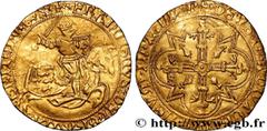 Feudal coins BRITTANY - DUCHY OF BRITTANY - FRANCIS I AND FRANCIS II Type : Cavalier d'or ou franc à cheval ou florin d'or  Date : (1442-1488)  Date : n.d.  Mint name / Town : Rennes  Metal : gold  Di