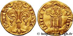 Feudal coins PRINCIPALITY OF ORANGE - RAYMOND IV Type : Florin d'or  Date : c. 1340-1370  Date : n.d.  Mint name / Town : Orange  Metal : gold  Diameter : 20,5  mm Orientation dies : 9  h. Weight : 3,