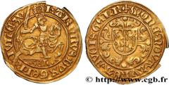 World coins DUCHY OF GUELDERS - CHARLES OF EGMOND Type : Florin d'or au cavalier  Date : n.d.  Mint name / Town : Ruremonde  Metal : gold  Diameter : 25  mm Orientation dies : 7  h. Weight : 3,15  g. 