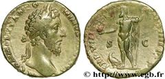 COMMODUS Sesterce, (GB, Æ 30) Augustus 183 Rome R1 bronze (29,5mm, 22,99g, 6h) Obverse : M COMMODVS - ANTONINVS AVG PIVS Tête laurée de Commode à droite (O*) Reverse : TR P VIII IMP VI - COS IIII PP/ 