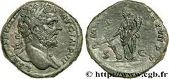 SEPTIMIUS SEVERUS Sesterce, (GB, Æ 29) 195 Rome R2 copper (29mm, 20,11g, 12h) Obverse : L SEPT SEV PERT - AVG IMP VII Buste lauré de Septime Sévère à droite, drapé sur l’épaule gauche (O*) Reverse : P