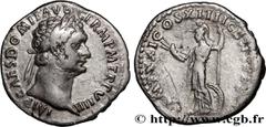 Roman coins DOMITIANUS Type : Denier  Date : 1er janvier - 13 septembre  Mint name / Town : Rome  Metal : silver  Millesimal fineness : 900  ‰ Diameter : 19,5  mm Orientation dies : 5  h. Weight : 2,8