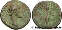 Roman coins ANTONINUS PIUS Type : Sesterce  Date : 142  Mint name / Town : Rome  Metal : copper  Diameter : 32,5  mm Orientation dies : 11  h. Weight : 27,36  g. Rarity : R1  Officine : 4e  Obverse le