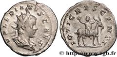 Roman coins VALERIAN II Type : Antoninien  Date : 257-258  Mint name / Town : Trèves  Metal : billon  Millesimal fineness : 250  ‰ Diameter : 22,5  mm Orientation dies : 6  h. Weight : 4,10  g. Obvers