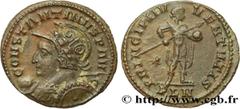 Roman coins CONSTANTINE I THE GREAT Type : Follis ou nummus  Date : 310-312  Mint name / Town : Londres  Metal : copper  Diameter : 22  mm Orientation dies : 6  h. Weight : 4,71  g. Rarity : R3  Obver