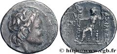 Greek Coins SYRIA - SELEUKID KINGDOM - ALEXANDER II ZEBINA Type : Tétradrachme  Date : c. 128-123 AC.  Mint name / Town : Syrie, Antioche  Metal : silver  Diameter : 28,5  mm Orientation dies : 1  h. 