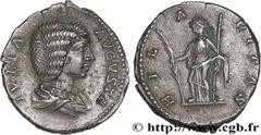 Roman coins JULIA DOMNA Type : Denier  Date : 202  Mint name / Town : Rome  Metal : silver  Millesimal fineness : 550  ‰ Diameter : 18  mm Orientation dies : 6  h. Weight : 3,47  g. Rarity : R1  Offic