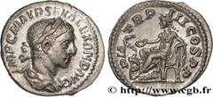 Roman coins SEVERUS ALEXANDER Type : Denier  Date : 224  Mint name / Town : Rome  Metal : silver  Millesimal fineness : 500  ‰ Diameter : 18  mm Orientation dies : 6  h. Weight : 2,75  g. Officine : 4