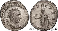 Roman coins AEMILIANUS Type : Antoninien  Date : 253  Mint name / Town : Rome  Metal : billon  Millesimal fineness : 350  ‰ Diameter : 21  mm Orientation dies : 12  h. Weight : 2,56  g. Rarity : R2  O