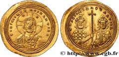 Byzantine coins BASIL II and CONSTANTINE VIII Type : Histamenon Nomisma  Date : 977  Mint name / Town : Constantinople  Metal : gold  Millesimal fineness : 1.000  ‰ Diameter : 26,5  mm Orientation die