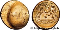 Celtic coins AMBIANI (Area of Amiens) Type : Statère d'or uniface  Date : c. 60-50 AC.  Mint name / Town : Amiens (80)  Metal : gold  Diameter : 18  mm Weight : 6,19  g. Rarity : R1  Obverse legend : 
