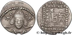 Greek Coins PARTHIA - PARTHIAN KINGDOM - VONONES II Type : Drachme  Date : c. 51  Mint name / Town : Ecbatane, Médie  Metal : silver  Diameter : 20  mm Orientation dies : 1  h. Weight : 3,75  g. Rarit
