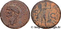 Roman coins CLAUDIUS Type : As  Date : 42-50  Mint name / Town : Rome  Metal : copper  Diameter : 26  mm Orientation dies : 7  h. Weight : 10,61  g. Obverse legend : TI CLAVDIVS CAESAR AVG P M TR P IM