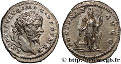 Roman coins SEPTIMIUS SEVERUS Type : Denier  Date : 198  Mint name / Town : Rome  Metal : silver  Diameter : 19,5  mm Orientation dies : 1  h. Weight : 3,42  g. Rarity : R1  Officine : 1re  Obverse le