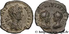 Roman coins SEPTIMIUS SEVERUS AND CACARALLA Type : Denier  Date : 201  Mint name / Town : Rome  Metal : silver  Millesimal fineness : 550  ‰ Diameter : 17,50  mm Orientation dies : 12  h. Weight : 2,3