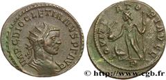 Roman coins DIOCLETIAN Type : Aurelianus  Date : automne 287 - automne 289  Date : 287-289  Mint name / Town : Lyon  Metal : billon  Millesimal fineness : 50  ‰ Diameter : 23  mm Orientation dies : 7 