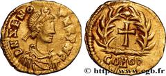 Roman coins JULIUS NEPOS Type : Tremissis  Date : c. 474-475  Mint name / Town : Milan  Metal : gold  Diameter : 13  mm Orientation dies : 6  h. Weight : 1,42  g. Rarity : R3  Obverse legend : D N ZEN