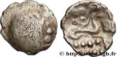 Celtic coins GAUL, UNSPECIFIED Type : Quart de statère d’or pâle aux globules  Date : fin du IIe siècle avant J.-C.  Mint name / Town : Chartres (28)  Metal : gold  Diameter : 13  mm Weight : 1,38  g.