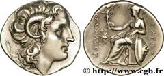 THRACIA - THRACIAN KINGDOM - LYSIMACHOS Drachme Coinage in the name and type of Lysimachos c. 294-287 AC. Ionie, Éphèse R2 silver (19mm, 4,30g, 12h) Obverse : Anépigraphe Tête imberbe d'Alexandre le G
