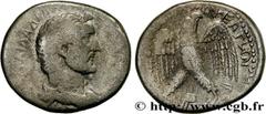 Provincial Coins ANTONINUS PIUS Type : Tétradrachme syro-phénicien  Date : 138  Mint name / Town : Mopsus, Cilicie  Metal : silver  Diameter : 23,5  mm Orientation dies : 6  h. Weight : 11,83  g. Rari