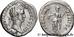 Roman coins NERVA Type : Denier  Date : septembre - décembre  Date : 96  Mint name / Town : Rome  Metal : silver  Millesimal fineness : 900  ‰ Diameter : 19  mm Orientation dies : 5  h. Weight : 3,37 