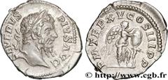 Roman coins SEPTIMIUS SEVERUS Type : Denier  Date : 207  Mint name / Town : Rome  Metal : silver  Millesimal fineness : 550  ‰ Diameter : 19,5  mm Orientation dies : 6  h. Weight : 3,33  g. Rarity : R