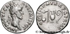 Roman coins NERVA Type : Denier  Date : 97  Mint name / Town : Rome  Metal : silver  Millesimal fineness : 900  ‰ Diameter : 17,5  mm Orientation dies : 6  h. Weight : 3,34  g. Obverse legend : IMP NE