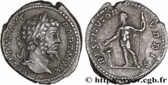Roman coins SEPTIMIUS SEVERUS Type : Denier  Date : 201  Mint name / Town : Rome  Metal : silver  Millesimal fineness : 550  ‰ Diameter : 19  mm Orientation dies : 12  h. Weight : 3,61  g. Rarity : R1
