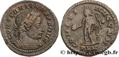 Roman coins CONSTANTINE I THE GREAT Type : Follis ou nummus  Date : 311  Mint name / Town : Londres  Metal : copper  Diameter : 23  mm Orientation dies : 6  h. Weight : 4,38  g. Rarity : R1  Obverse l