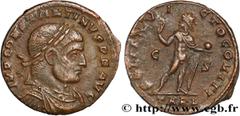 Roman coins CONSTANTINE I THE GREAT Type : Follis ou nummus  Date : 316-317  Mint name / Town : Arles  Metal : copper  Diameter : 20  mm Orientation dies : 6  h. Weight : 3,51  g. Officine : 3e  Obver