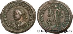 Roman coins CRISPUS Type : Centenionalis ou nummus  Date : 317-320  Mint name / Town : Cyzique  Metal : copper  Diameter : 18  mm Orientation dies : 12  h. Weight : 3,52  g. Rarity : R1  Officine : 1r