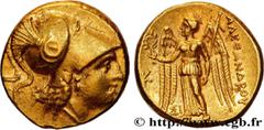 Greek Coins MACEDONIA - MACEDONIAN KINGDOM - ALEXANDER III THE GREAT Type : Statère d'or  Date : an 18  Mint name / Town : Sidon, Phénicie  Metal : gold  Diameter : 17  mm Orientation dies : 1  h. Wei