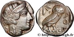 Greek Coins ATTICA - ATHENS Type : Tétradrachme  Date : c. 430 AC.  Mint name / Town : Athènes  Metal : silver  Diameter : 25  mm Orientation dies : 9  h. Weight : 17,18  g. Obverse legend : Anépigrap