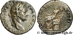 Roman coins VESPASIAN Type : Denier  Date : janvier - juin  Mint name / Town : Antioche  Metal : silver  Millesimal fineness : 900  ‰ Diameter : 17,5  mm Orientation dies : 7  h. Weight : 3,49  g. Rar