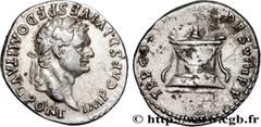 Roman coins DOMITIANUS Type : Denier  Date : 13 septembre - 31 décembre  Date : 81  Mint name / Town : Rome  Metal : silver  Millesimal fineness : 900  ‰ Diameter : 17,5  mm Orientation dies : 6  h. W