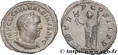 Roman coins BALBINUS Type : Denier  Date : 238  Mint name / Town : Rome  Metal : silver  Diameter : 18,5  mm Orientation dies : 12  h. Weight : 2,51  g. Rarity : R1  Obverse legend : IMP C D CAEL BALB