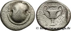Greek Coins BEOTIA - THEBES Type : Hemidrachme ou quart de statère  Date : c. 379-371  Mint name / Town : Thèbes, Béotie  Metal : silver  Diameter : 11,5  mm Orientation dies : 12  h. Weight : 2,39  g