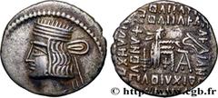 Greek Coins PARTHIA - PARTHIAN KINGDOM - PACORUS II Type : Drachme  Date : c. 78-79  Mint name / Town : Ecbatane, Médie  Metal : silver  Diameter : 17,5  mm Orientation dies : 12  h. Weight : 3,46  g.