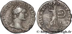Roman coins DOMITIANUS Type : Denier  Date : 91-92  Mint name / Town : Rome  Metal : silver  Millesimal fineness : 900  ‰ Diameter : 18  mm Orientation dies : 7  h. Weight : 3,03  g. Obverse legend : 
