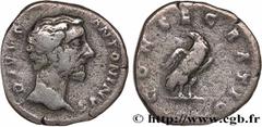 Roman coins DIVUS ANTONINUS PIUS Type : Denier  Date : 161  Mint name / Town : Rome  Metal : silver  Millesimal fineness : 800  ‰ Diameter : 18  mm Orientation dies : 6  h. Weight : 3,00  g. Rarity : 