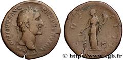 Roman coins ANTONINUS PIUS Type : Sesterce  Date : 150-151  Mint name / Town : Rome  Metal : copper  Diameter : 33,5  mm Orientation dies : 11  h. Weight : 21,40  g. Rarity : R1  Obverse legend : ANTO